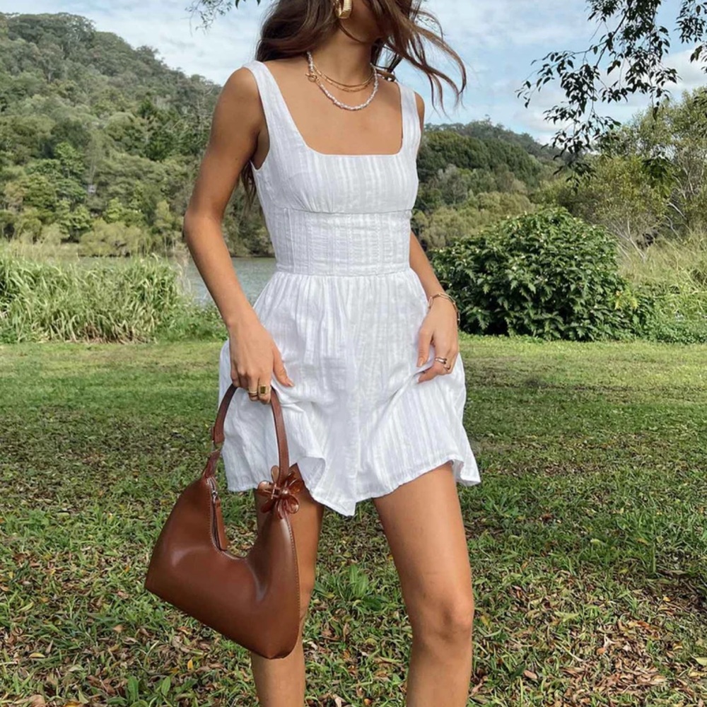 Princess Polly, Lorinda Mini Dress White - US 4 / White
